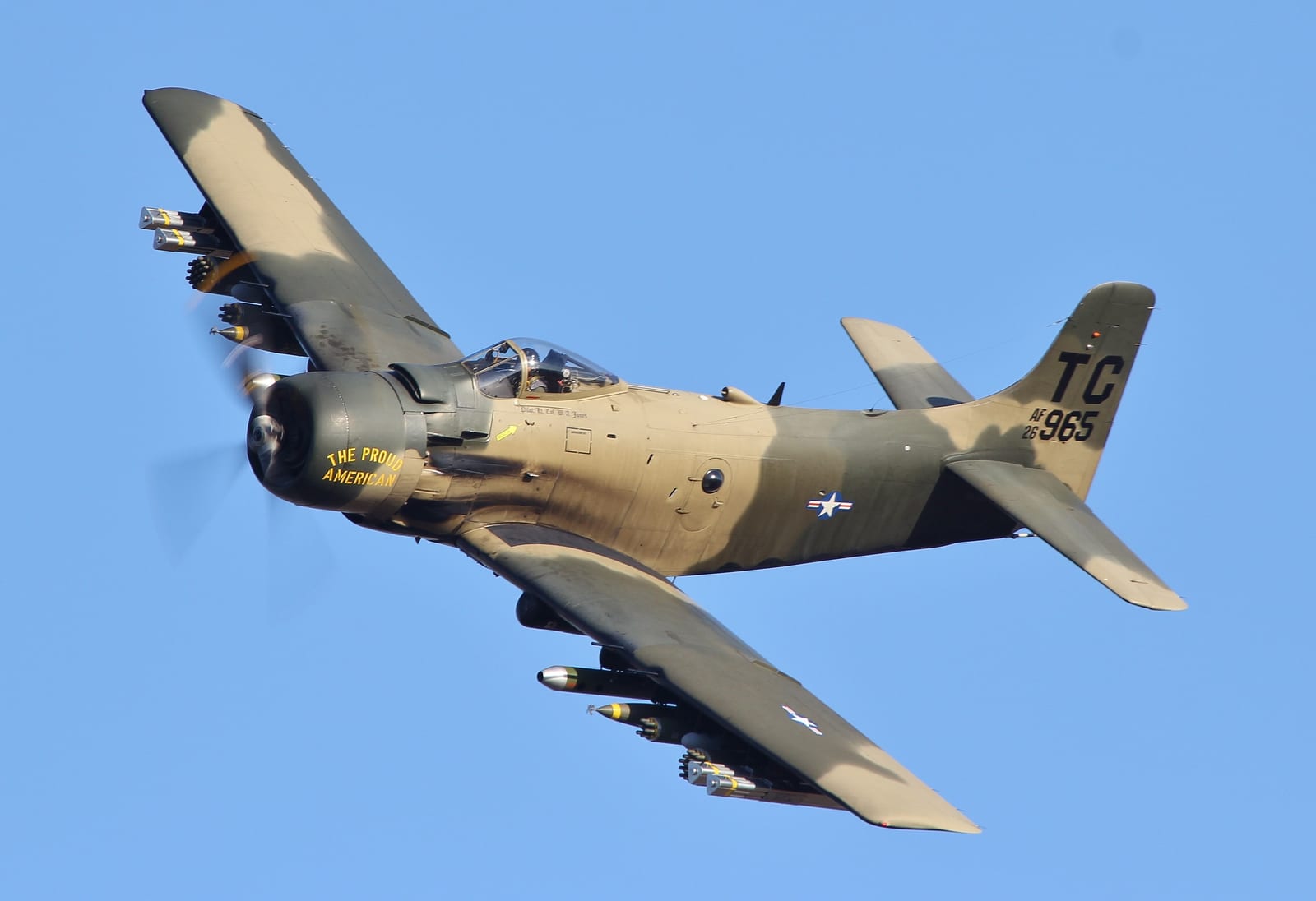 A-1 Skyraider — chasseur 1e gen — États-Unis