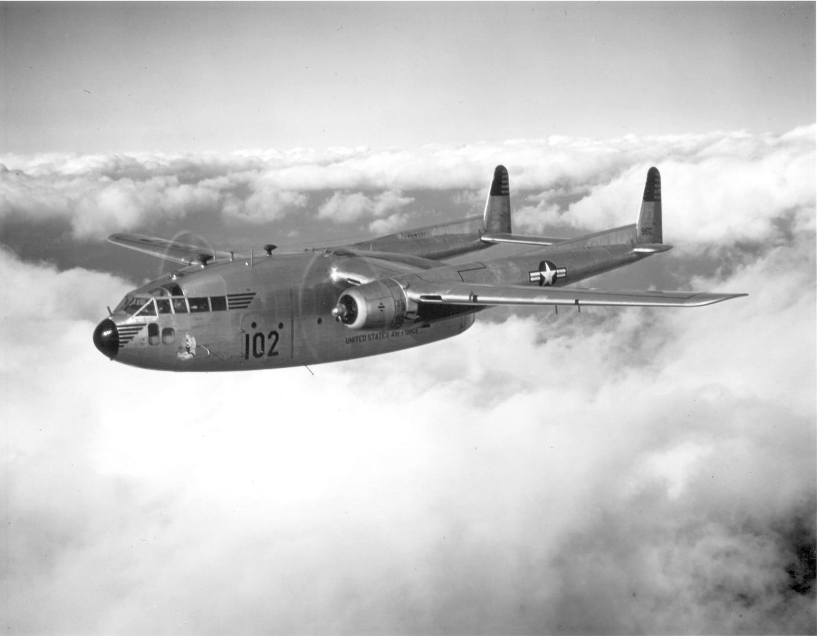 C-119 Flying Boxcar — chasseur 1e gen — États-Unis
