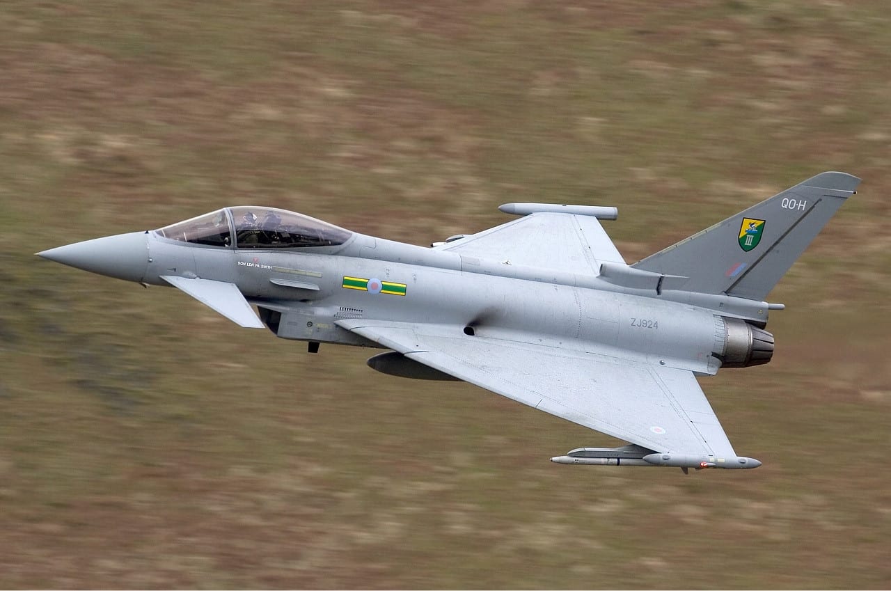 Eurofighter Typhoon Anglais — chasseur 4e gen — Royaume-Uni