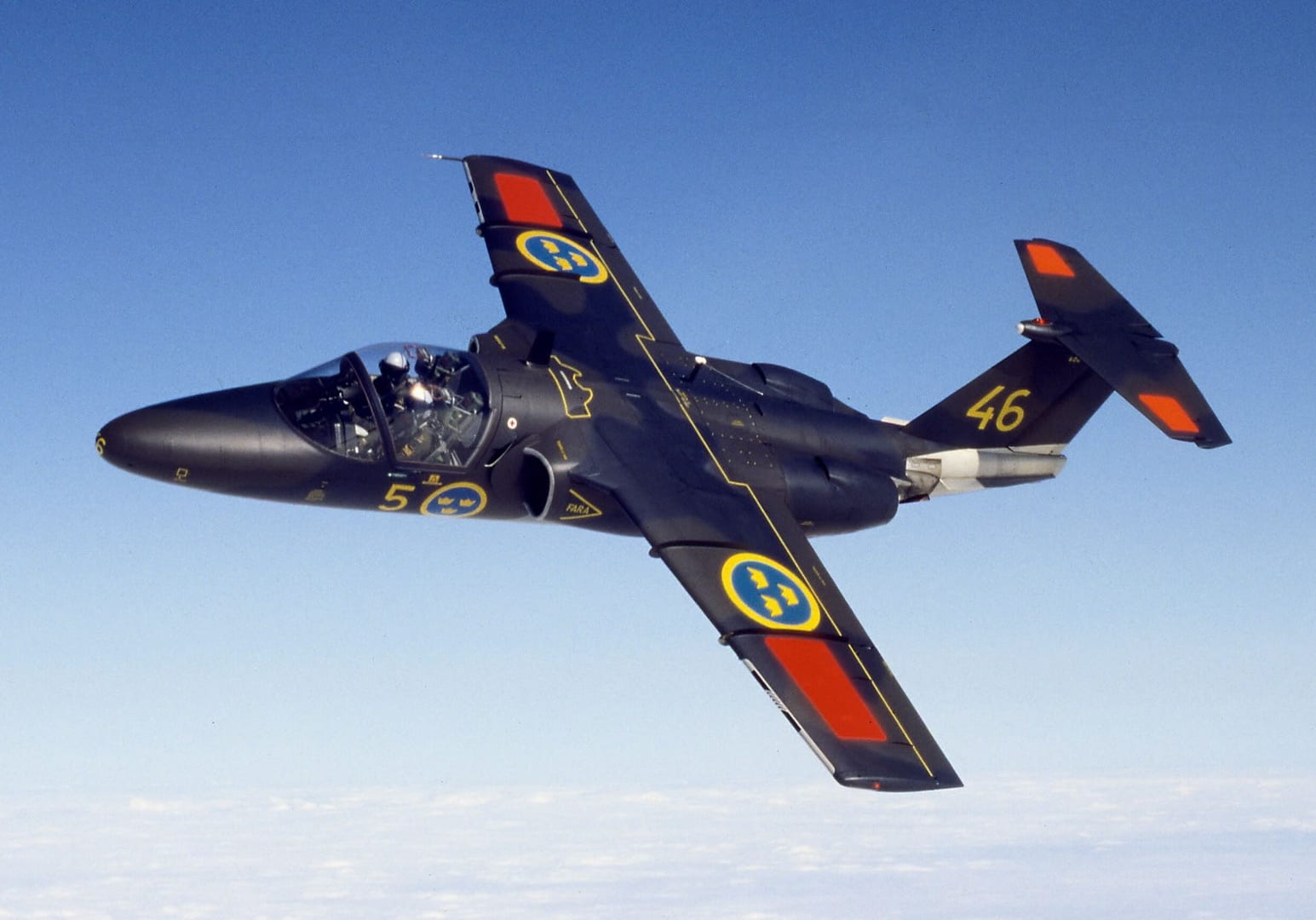 Saab 105 — chasseur 2e gen — Suède