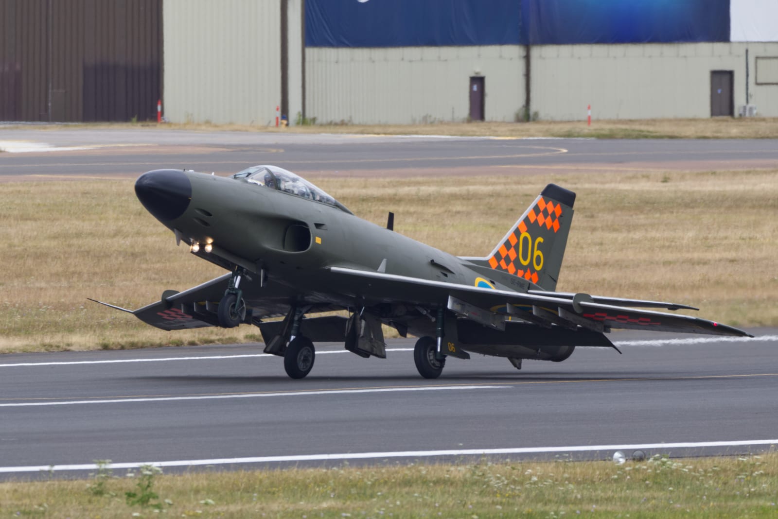 Saab 32 Lansen — chasseur 1e gen — Suède