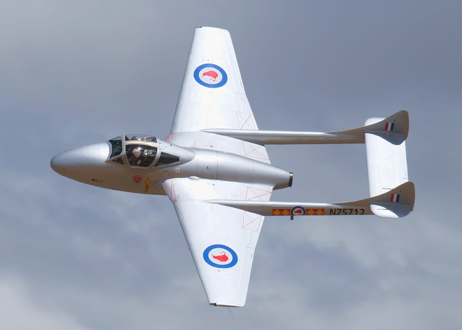 de Havilland Vampire — chasseur 1e gen — Royaume-Uni